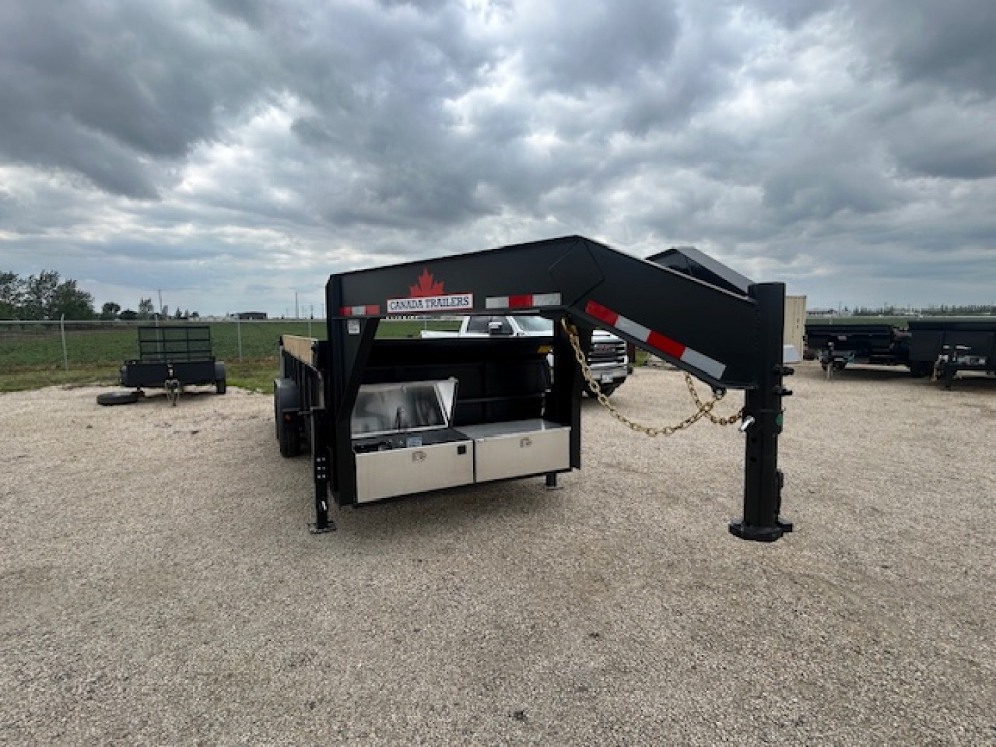 New 2026 Canada Trailers 16ft Gooseneck Dump Trailer