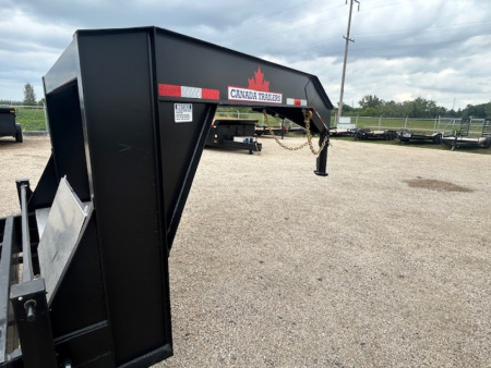 New 2026 Canada Trailers 16ft Gooseneck Dump Trailer