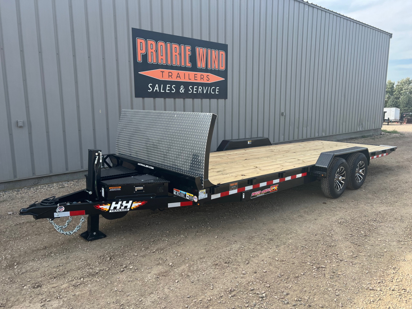 New 2026 H&H Trailers 22' Speed Loader Tilt Trailer