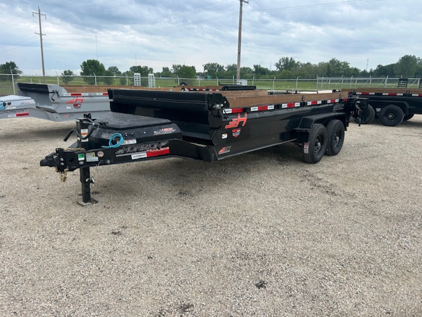 New 2026 Horizon Trailers 7'x14 ft Dump Trailer