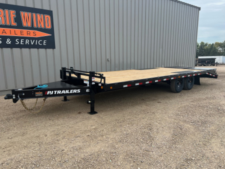 New 2026 PJ Trailers 24 Deckover F8 8K Axles Equipment Trailer