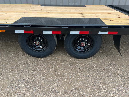 New 2026 PJ Trailers 24 Deckover F8 8K Axles Equipment Trailer