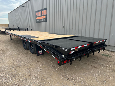 New 2026 PJ Trailers 24 Deckover F8 8K Axles Equipment Trailer