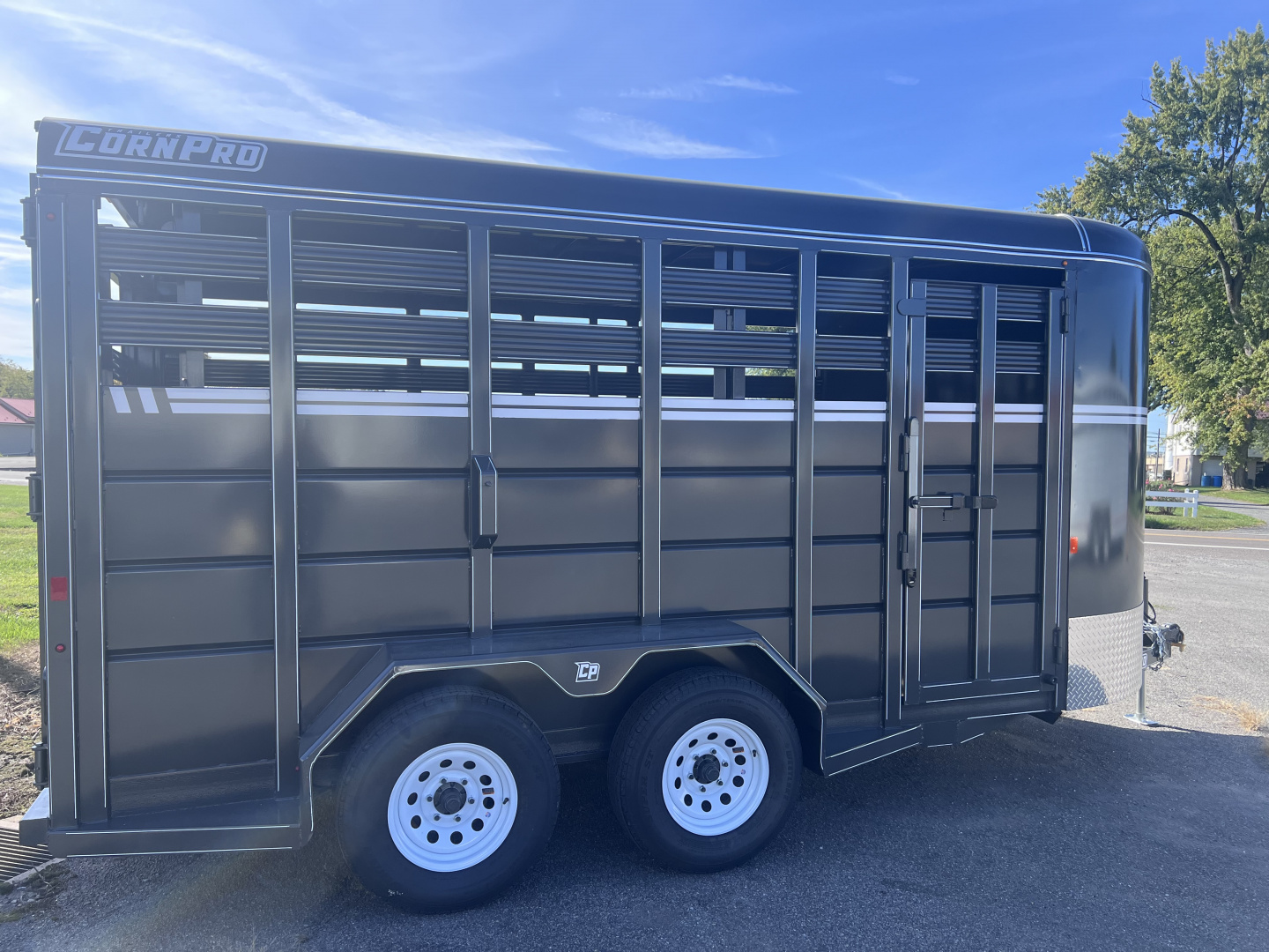 New 2025 CornPro 7x16 7K Stock / Stock Combo Trailer