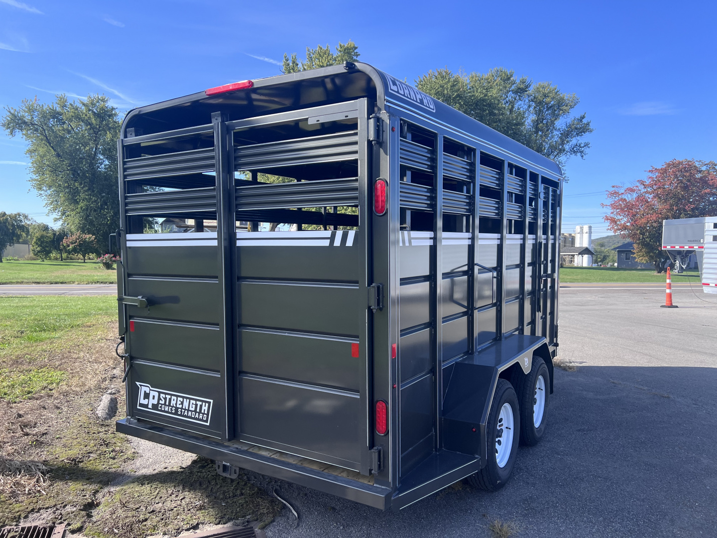 New 2025 CornPro 7x16 7K Stock / Stock Combo Trailer