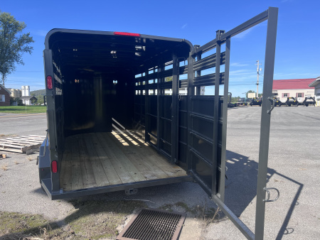 New 2025 CornPro 7x16 7K Stock / Stock Combo Trailer