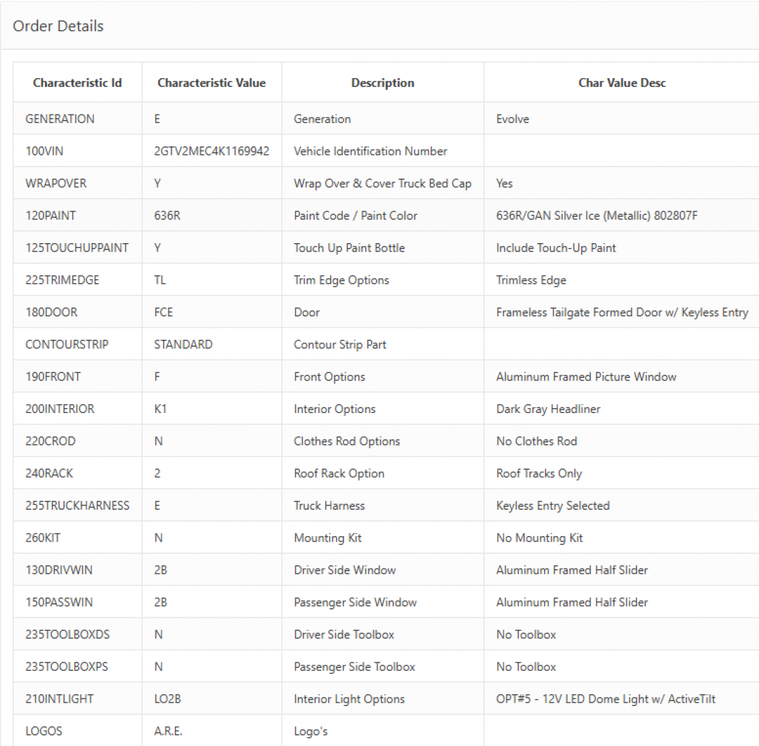 New 2019 GMC ARE CX 6.5 FT CAP Truck