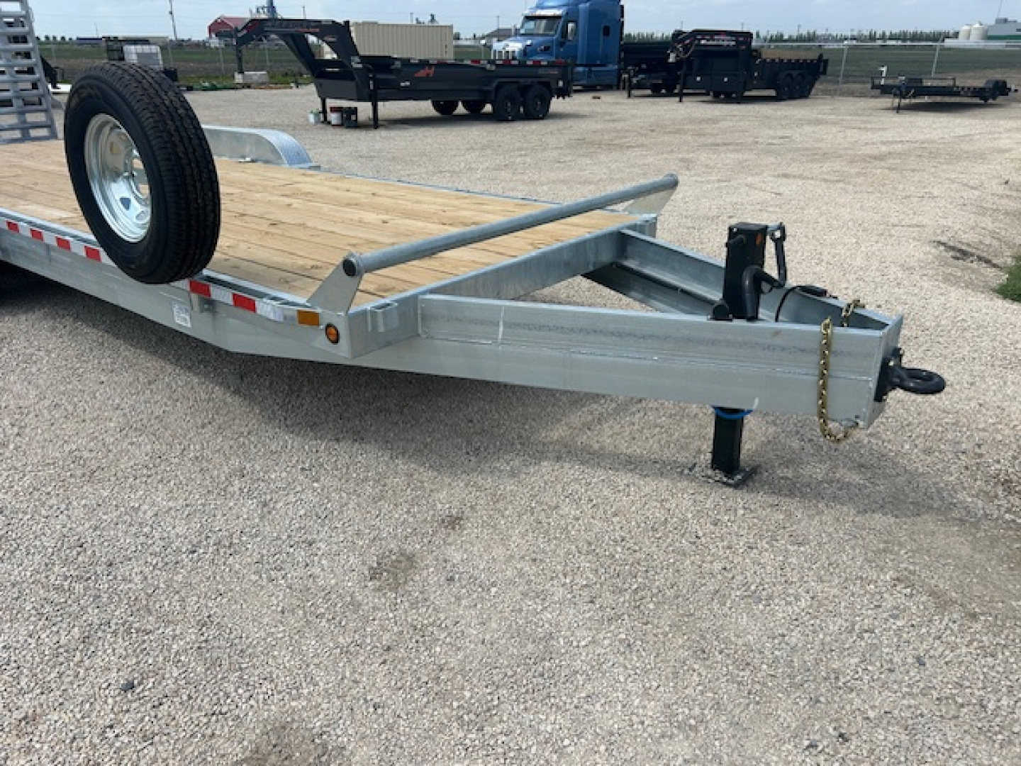 New 2026 Canada Trailers 22 ft Galvanized Triple Axle Equipment Trailer