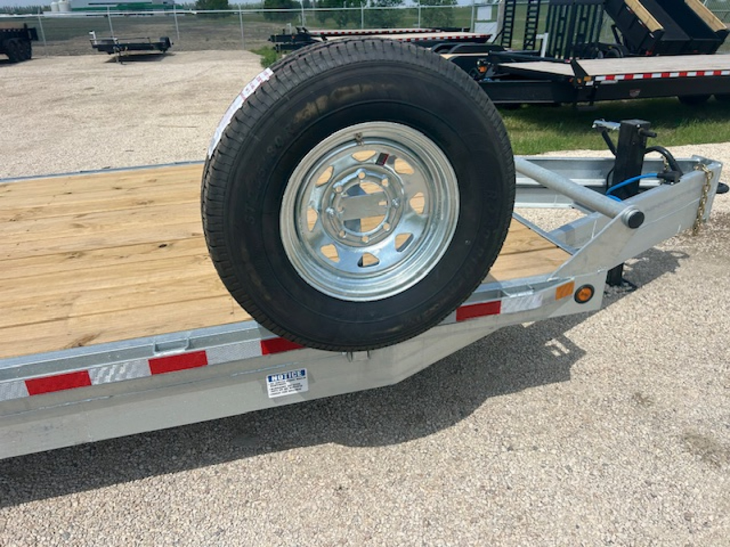New 2026 Canada Trailers 22 ft Galvanized Triple Axle Equipment Trailer