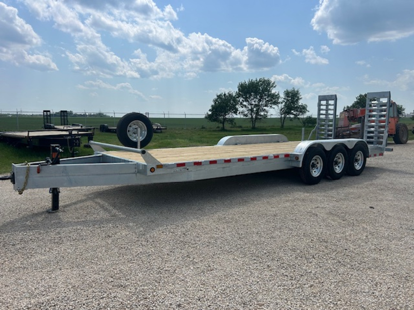 New 2026 Canada Trailers 22 ft Galvanized Triple Axle Equipment Trailer