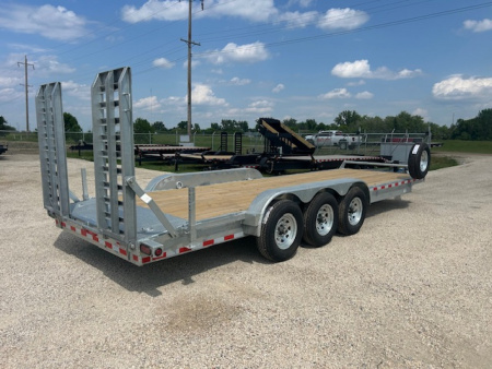 New 2026 Canada Trailers 22 ft Galvanized Triple Axle Equipment Trailer