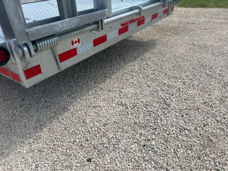 New 2026 Canada Trailers 22 ft Galvanized Triple Axle Equipment Trailer