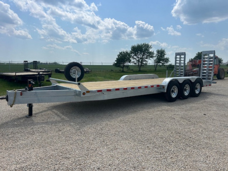 New 2026 Canada Trailers 22 ft Galvanized Triple Axle Equipment Trailer