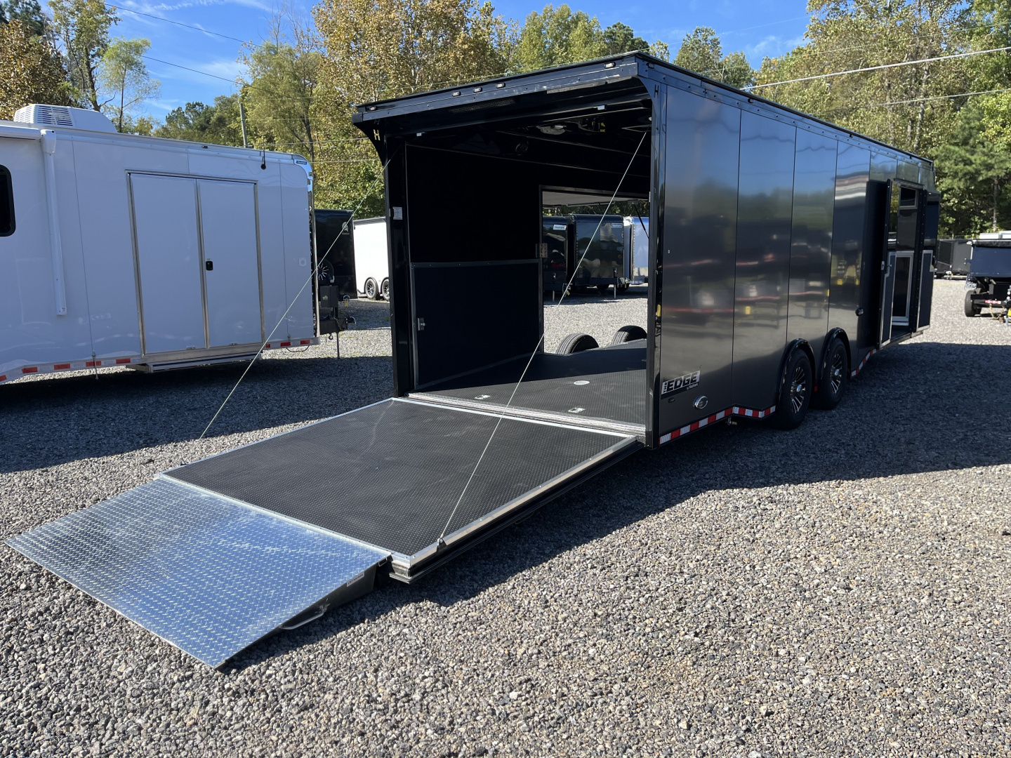 New 2026 Haulmark EDGE 28 Race Trailer With New Sportsman Plus Package And Premium Escape Door