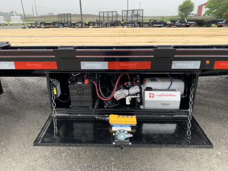 New 2026 Diamond C Trailers FMAX212L32X102HDT (32' X 102") 25.9K (Pacesetter Ed.) Hydraulic Dovetail Flatbed Trailer