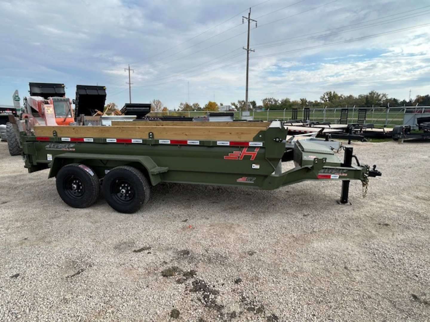 New 2026 Horizon Trailers 7'x14 ft Dump Trailer