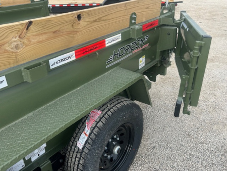 New 2026 Horizon Trailers 7'x14 ft Dump Trailer