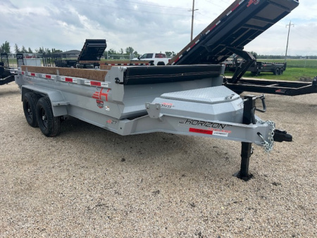 New 2026 Horizon Trailers 7'x14 ft Dump Trailer