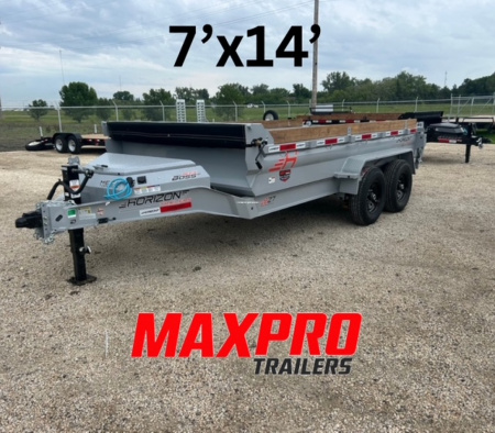 New 2026 Horizon Trailers 7'x14 ft Dump Trailer