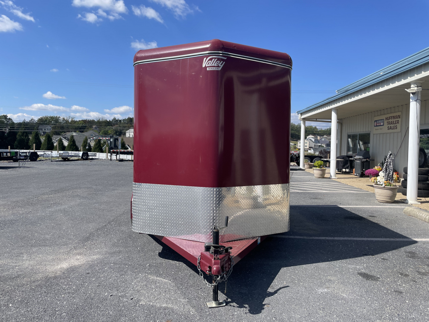 Used 2024 Valley Trailers 6'8"X12'x7'6" Horse Trailer