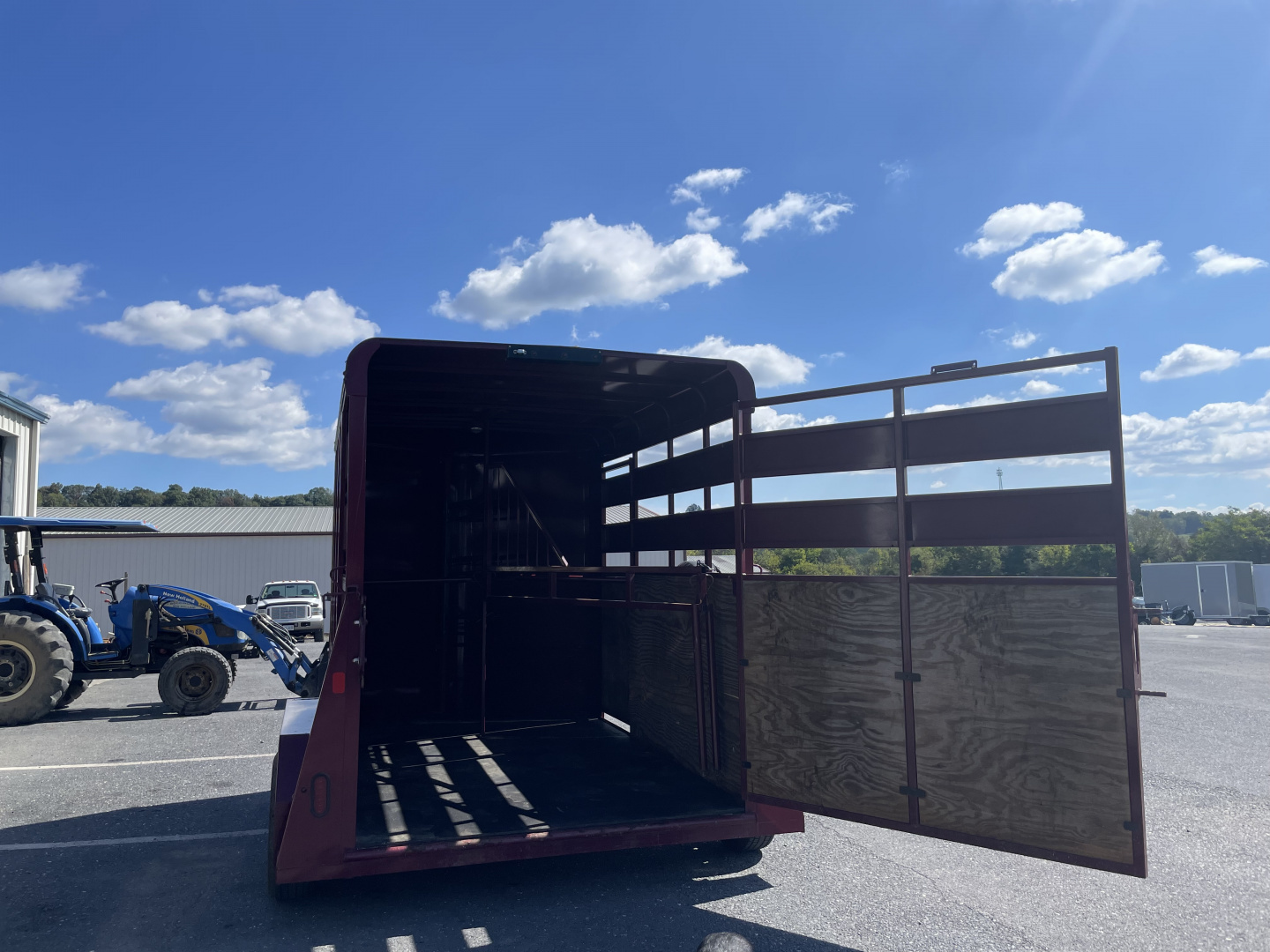 Used 2024 Valley Trailers 6'8"X12'x7'6" Horse Trailer