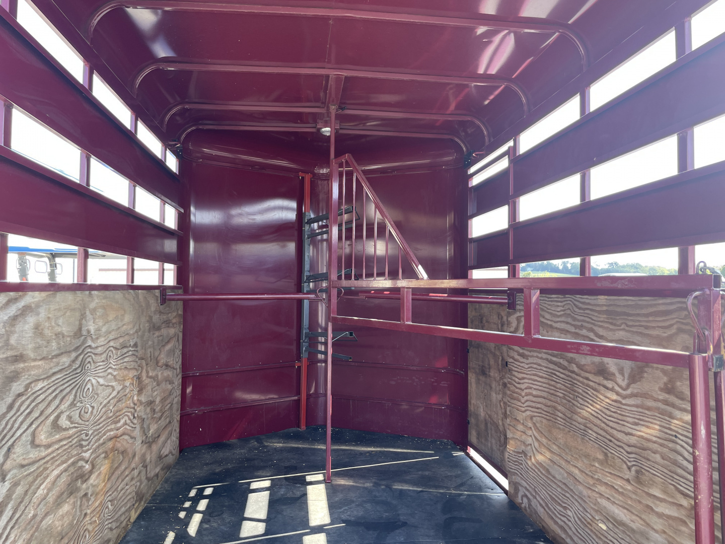 Used 2024 Valley Trailers 6'8"X12'x7'6" Horse Trailer