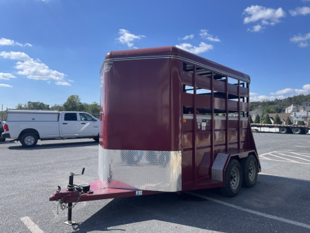 Used 2024 Valley Trailers 6'8"X12'x7'6" Horse Trailer