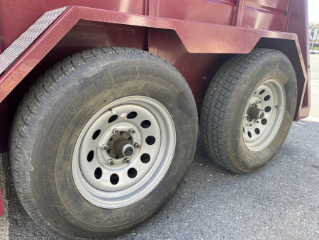 Used 2024 Valley Trailers 6'8"X12'x7'6" Horse Trailer