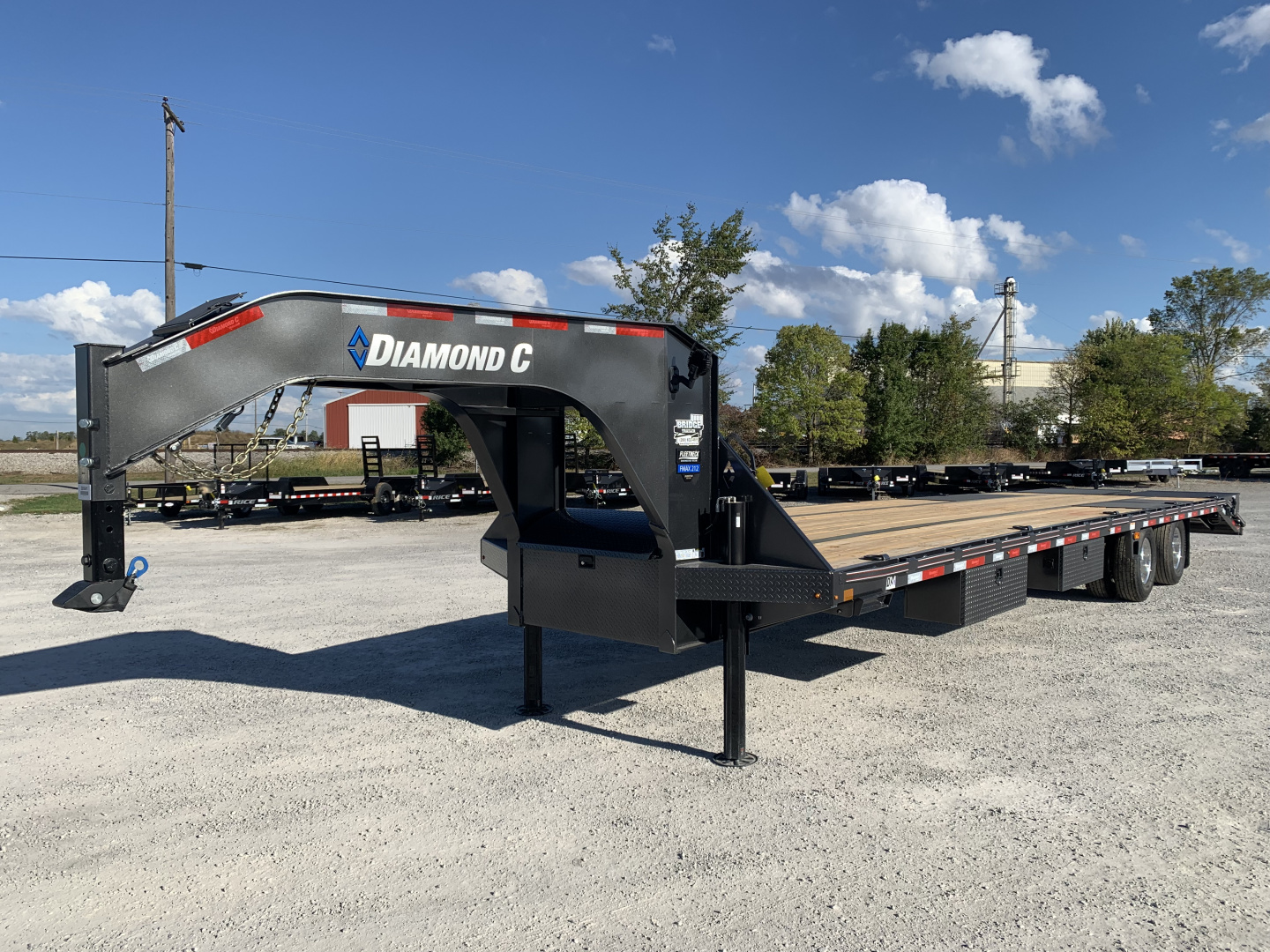 New 2026 Diamond C Trailers FMAX212L35X102MR (30' + 5' X 102") 25.9K Max Ramp (Pacesetter Ed.) Flatbed Trailer