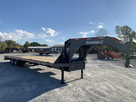 New 2026 Diamond C Trailers FMAX212L35X102MR (30' + 5' X 102") 25.9K Max Ramp (Pacesetter Ed.) Flatbed Trailer