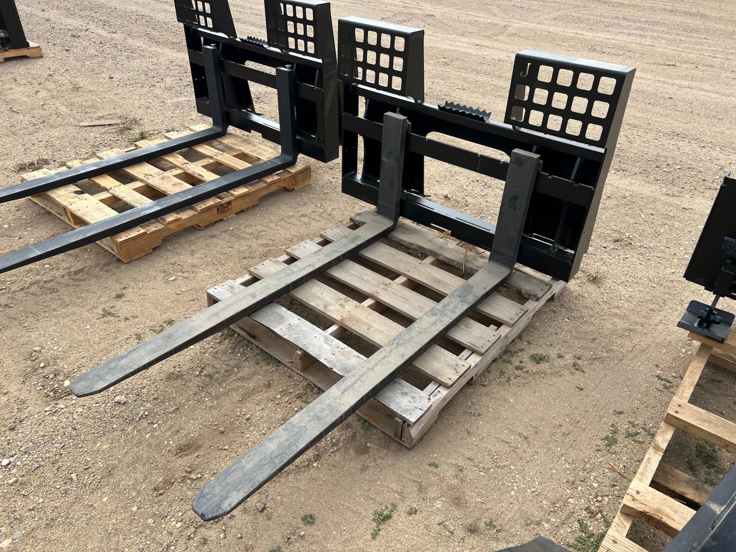 New 2025 Jenkins Iron and Steel 5' Skid Steer Pallet Forks Attachment