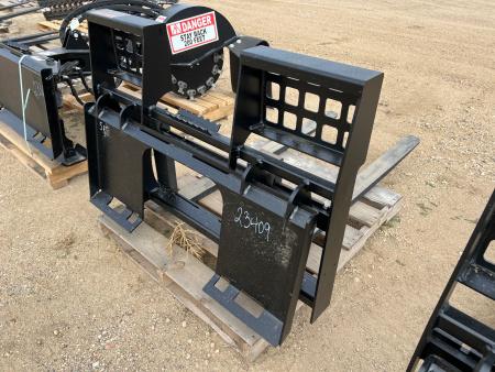 New 2025 Jenkins Iron and Steel 5' Skid Steer Pallet Forks Attachment