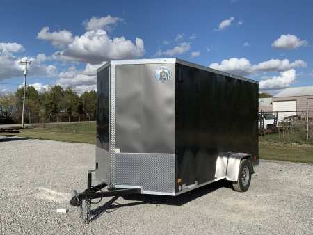 New 2026 Darkhorse Cargo DHW6X12SA30 (6' x 12') 2.9K V-Nose Cargo / Enclosed Trailer