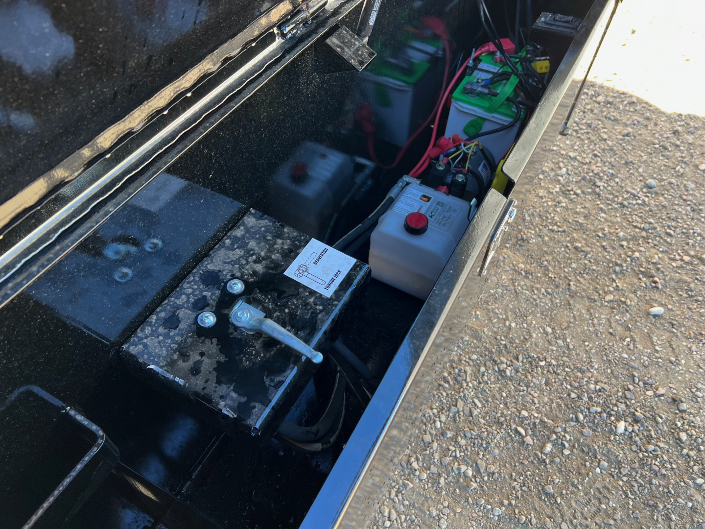 New 2026 Midsota 26' Hydraulic Tail Gooseneck Equipment Trailer