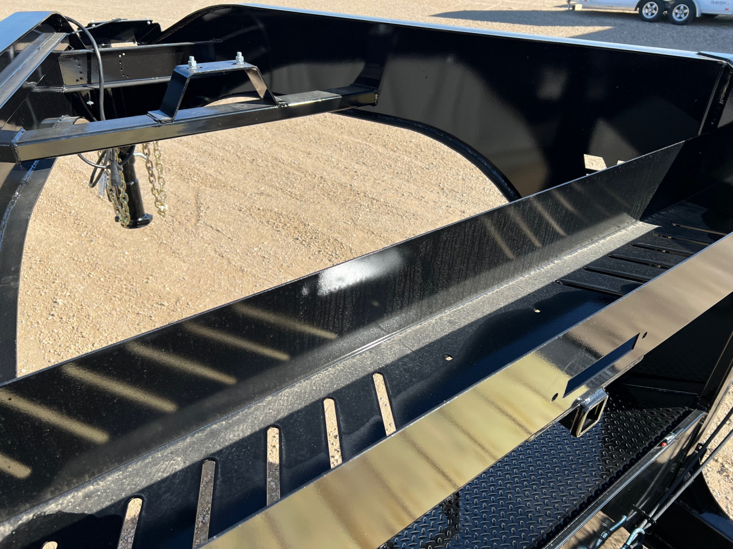 New 2026 Midsota 26' Hydraulic Tail Gooseneck Equipment Trailer