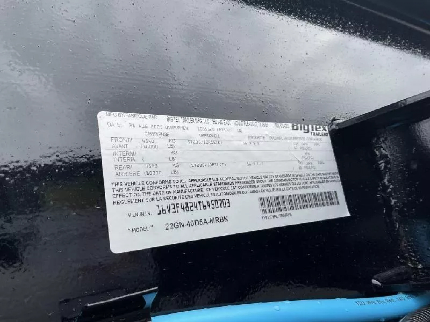 New 2026 Big Tex Trailers 8.5x40 (35+5) 23.9K Deckover Trailer