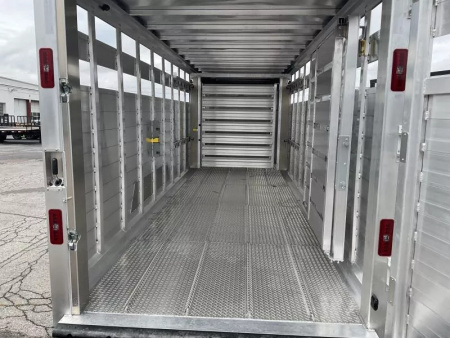 New 2026 EBY 83x24 Gooseneck Stock Trailer