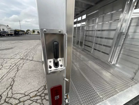 New 2026 EBY 83x24 Gooseneck Stock Trailer