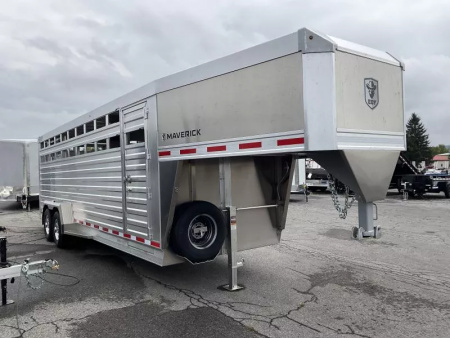 New 2026 EBY 83x24 Gooseneck Stock Trailer