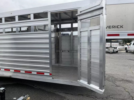 New 2026 EBY 83x24 Gooseneck Stock Trailer