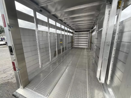 New 2026 EBY 83x24 Gooseneck Stock Trailer
