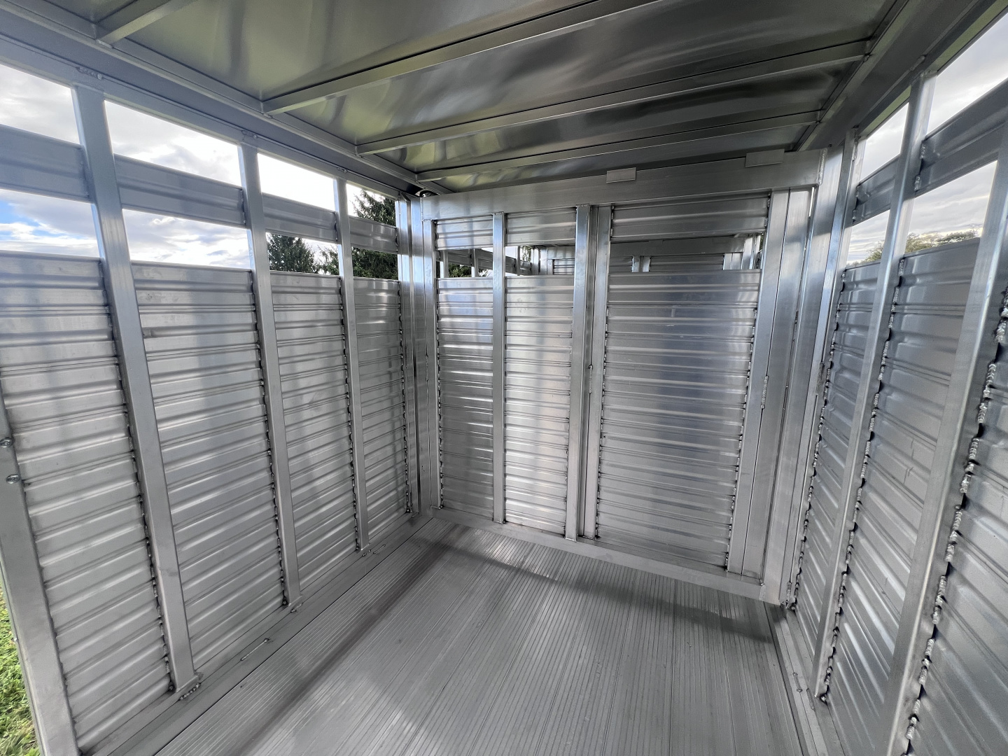 New 2026 Frontier Trailers 7x24 14K Gooseneck Stock / Stock Combo Trailer