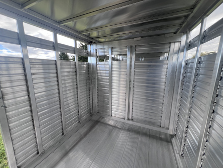 New 2026 Frontier Trailers 7x24 14K Gooseneck Stock / Stock Combo Trailer