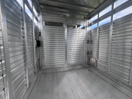 New 2026 Frontier Trailers 7x24 14K Gooseneck Stock / Stock Combo Trailer