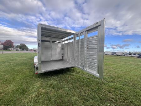 New 2026 Frontier Trailers 7x24 14K Gooseneck Stock / Stock Combo Trailer