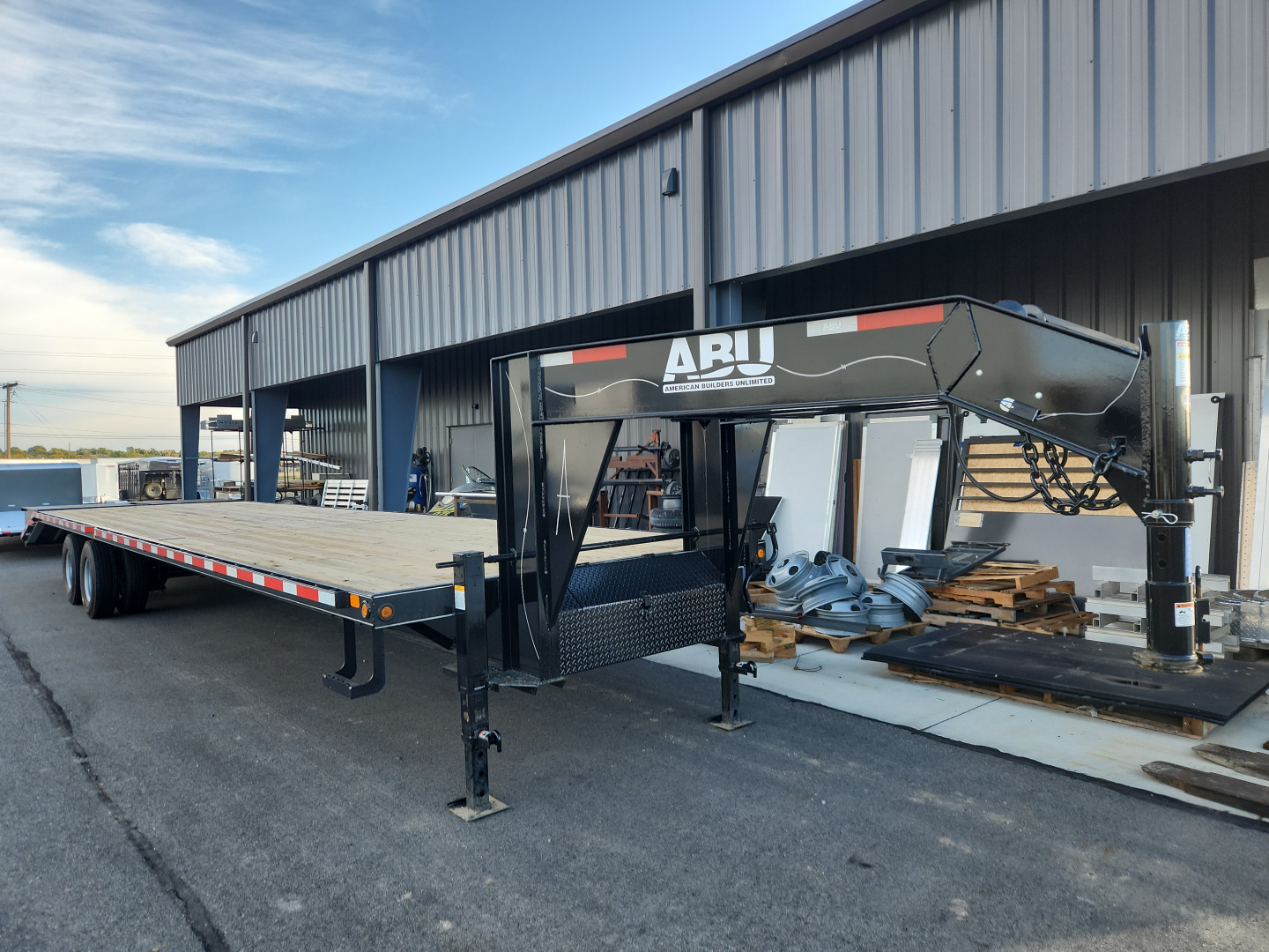 New 2026 ABU 38' DUALLY 12K Flatbed Trailer