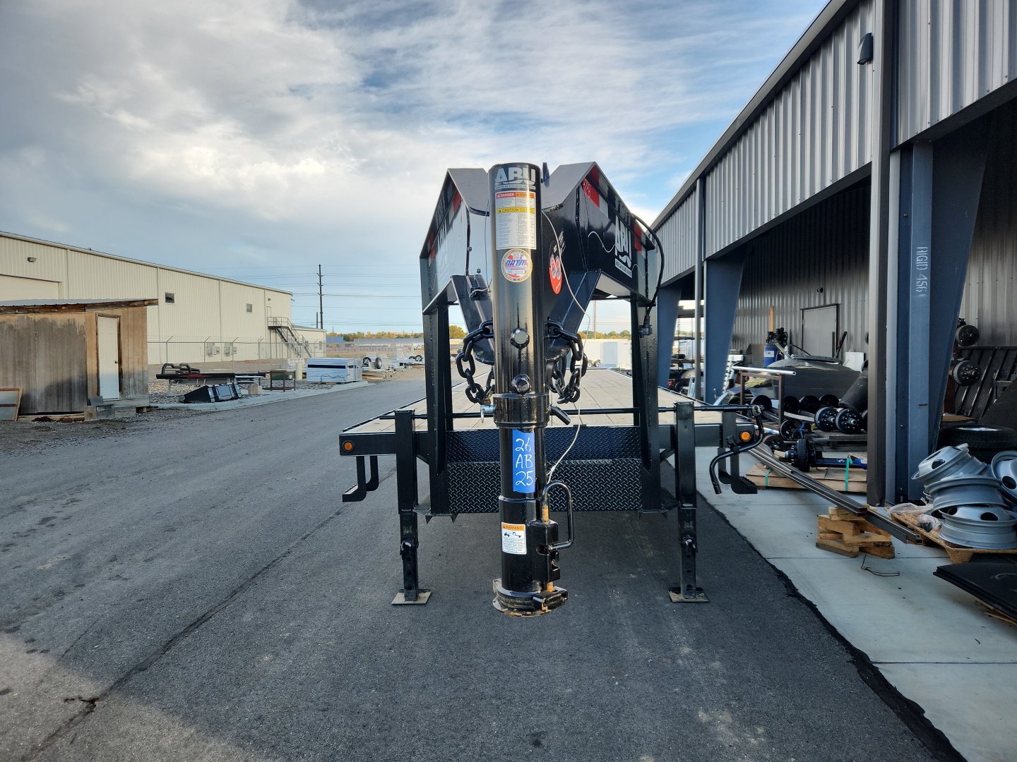 New 2026 ABU 38' DUALLY 12K Flatbed Trailer