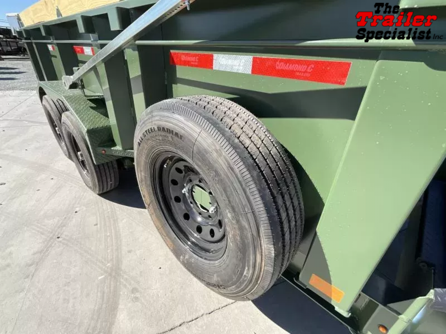 New 2026 Diamond C Trailers 7FT X 14FT 14.9K GVW Dump Trailer