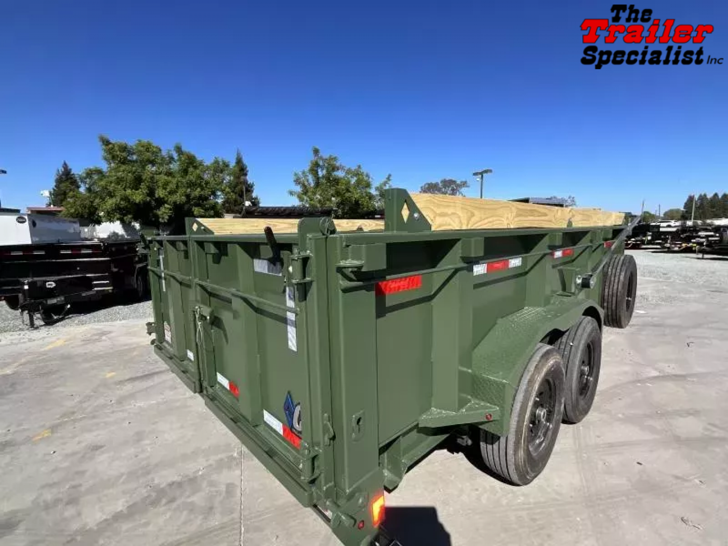 New 2026 Diamond C Trailers 7FT X 14FT 14.9K GVW Dump Trailer