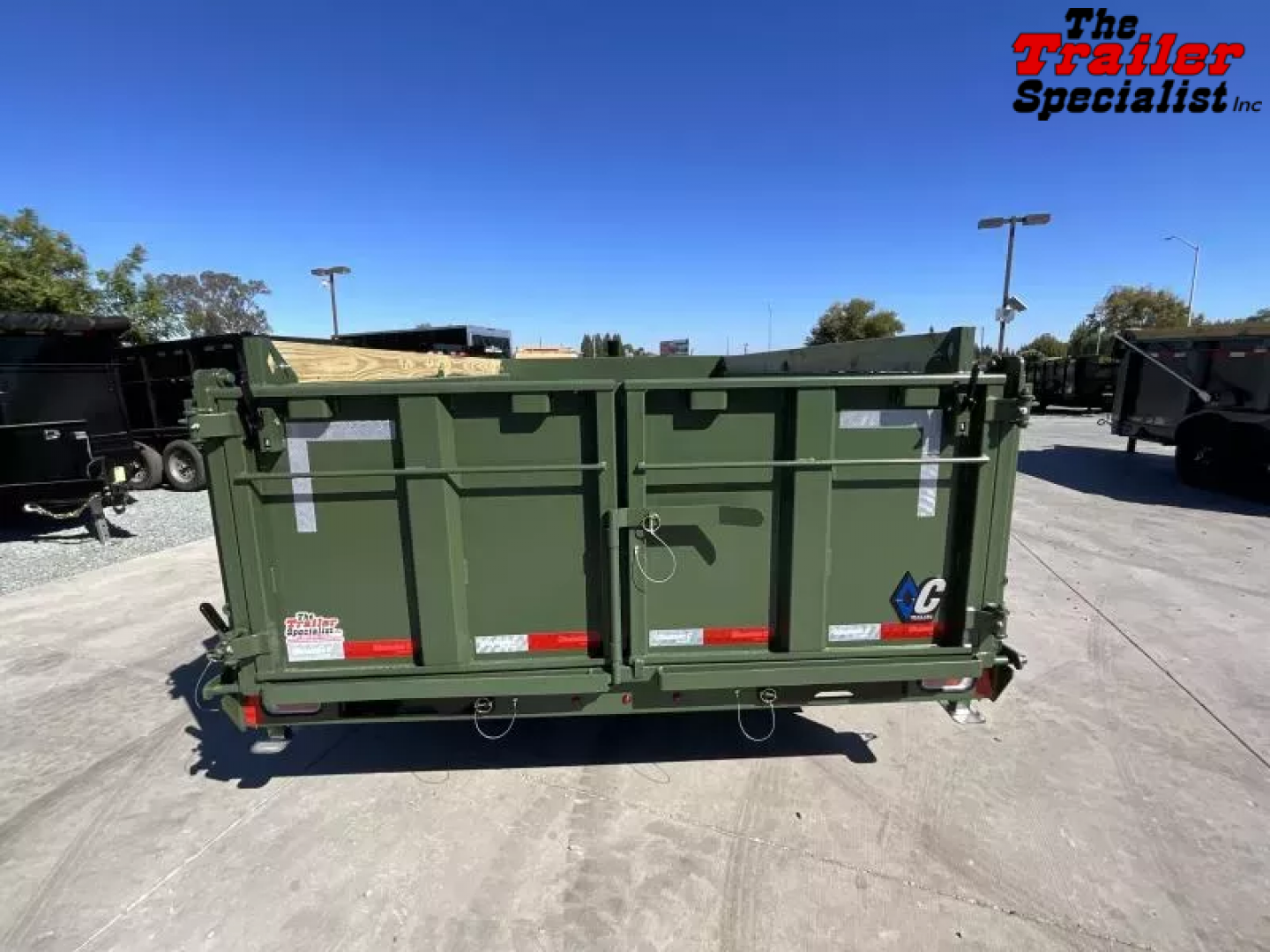 New 2026 Diamond C Trailers 7FT X 14FT 14.9K GVW Dump Trailer